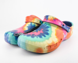 Crocs Bistro Graphic Clog Size M 13 Tie Dye Rainbow Shoes New With Tags - $47.36