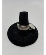 Stainless Steel Mens Two Tone Wedding Band Ring Size 8 KG Fashion Jewelry - $275.41 MXN