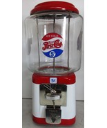 Acorn Nickel Round Gumball Dispenser Pepsi-Cola Theme Circa 1950&#39;s - $7,272.17 MXN