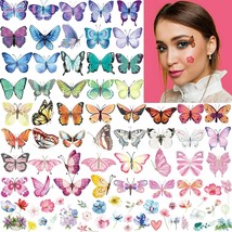 100Pcs Butterfly Temporary Tattoos for kids/women - £30.46 GBP