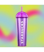 New No Box Summer 2024 Starbucks Iridescent Pink Purple Venti Cold Cup Dome - $19.31