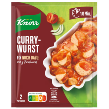 Knorr Fix CURRYWURST Curry Sausage spice mix-  Pack of 1 /2 servings-FRE... - $129.60 MXN