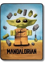 Star Wars The Child Mandalorian Bedding Super Soft Micro Throw. 46” X 60” - £20.78 GBP