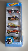 HOT WHEELS STREET BEASTS 5 PACK: KNIGHT DRAGGIN, STEER CLEAR, SCORPEDO, ... - $5.93