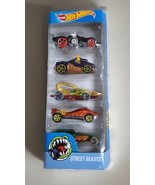 HOT WHEELS STREET BEASTS 5 PACK: KNIGHT DRAGGIN, STEER CLEAR, SCORPEDO, ... - $8.11 CAD