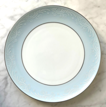 Vintage Noritake China Laureate Japan 5651 Dinner Plate Blue White Flora... - £11.88 GBP