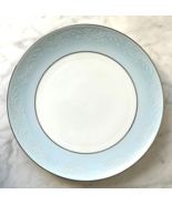 Vintage Noritake China Laureate Japan 5651 Dinner Plate Blue White Flora... - £11.97 GBP