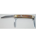 Vtg Carl Schlieper 3 blade German Eye Knife Hammer Forged Solingen Germany - $111.87