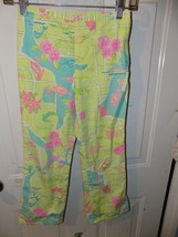 Lilly Pulitzer Everglades Club Swim tennis palm beach Pants Size 10 Girl... - £29.12 GBP