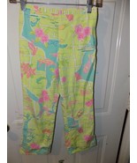 Lilly Pulitzer Everglades Club Swim tennis palm beach Pants Size 10 Girl... - £29.41 GBP