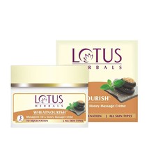Lotus Herbals Wheatnourish Germe Olio &amp; Miele Nutrimento Massaggio Crema... - £15.71 GBP