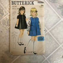 Vintage Butterick Pattern 3230 Girls Dress or Jumper and Blouse Size 6 - £11.03 GBP