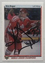 Kris Draper Autographed Signed 1991 Upper Deck Hockey Card - $15.00