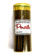 Lot of 59 Mary Engelbreit Cherry Pattern Black Unsharpened Pencils Green... - £23.35 GBP