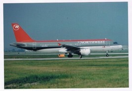 Photo Airplane Northwest Airlines N344NW Airbus A320-212 4 x 6 - £0.53 GBP