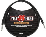 Pig Hog PTRS06 High Performance 1/4&quot; TRS Instrument Cable, 6 Feet - £13.02 GBP