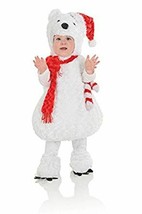 UNDERWRAPS BELLY BABIES CHRISTMAS POLAR BEAR KID&#39;S COSTUME ASST SIZES 25... - $27.40 CAD