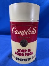 Vintage FUEL FOR FITNESS Campbell&#39;s Soup Thermal Container w/Screw Top &amp; Cup - £8.17 GBP
