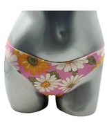 O&#39;Neill Bikini Swimsuit Bottoms Size XL Pink Orange Floral Medium Covera... - $29.70