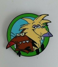 2 Angry Beavers Cartoon Enamel Hat Label Pin - $6.78