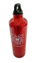 Sports Red US Coast Guard Water Aluminum Drinking Bottle Stainless Steel Vacuum - £13.14 GBP