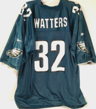 Ricky Watters #32 Eagles Vintage 90s NFL NFC Reversible Green White Jersey 54 - £38.21 GBP