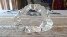 Vintage Glass Dove Paperweight 4.25&quot; - £23.71 GBP