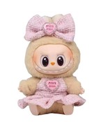 Korean Kpop Labubu Clothes Labubu Miu Miu Outfits - Solid Pink Bow and D... - $17.99