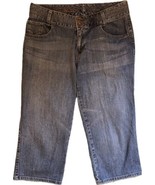 Eddie Bauer Capri Cropped Jeans Size 10 Curvy Blue Denim Womens - €25,79 EUR