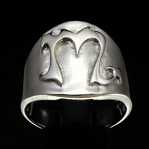 Sterling silver ring Scorpio Zodiac symbol Horoscope astrology high polished 925 - £55.05 GBP
