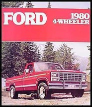 1980 Ford 4-Wheeler 4X4 4WD Pickup Truck Brochure - £7.09 GBP