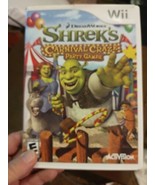 Shrek&#39;s Carnival Craze Party Games - Nintendo Wii w Case &amp; Manual ,Untes... - £3.10 GBP