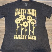 NWT Women’s “Happy Mind Happy Life” Graphic T Shirt, Gray, XL. New. 3 - £10.11 GBP