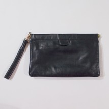 Vintage Zenith Women Clutch Purse Navy Blue Wristlet - $24.72