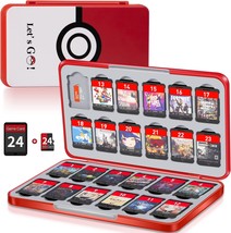 Switch Game Case Holder, Slim Portable Game Organizer Traveler Gift Accessories - £35.08 GBP