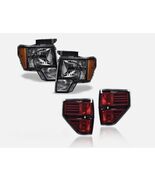 Black Headlights &amp; Tail Lights Brake Lamps Fit For 2009-2014 Ford F150 P... - $138.40 CAD