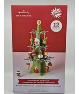 Hallmark The Grinch Countdown Calendar 12 Mini Ornaments &amp; Tree Display ... - £35.39 GBP