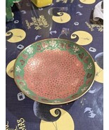Vintage Solid Brass Decorative Pedestal Bowl Hand Painted - €15,42 EUR Vintage Solid Brass Decorative Pedestal Bowl Hand Painted - €15,42 EUR