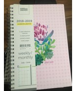 Office Depot 2018-2019 academic planner weekly/monthly - $9.78