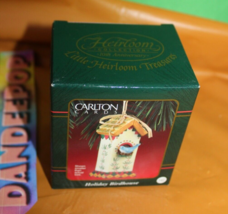 Carlton Cards Heirloom Treasures Holiday Birdhouse 10th Anniv Christmas ... - £14.07 GBP