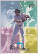 N) 1993 Fleer Ultra Baseball Trading Card - Barry Bonds #1 of 10 - $1.97