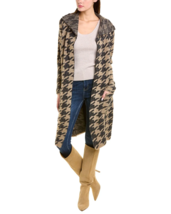 Joseph A. Women&#39;s Shawl Cardigan Open Front Long Sleeve Size M Houndstoo... - £17.92 GBP