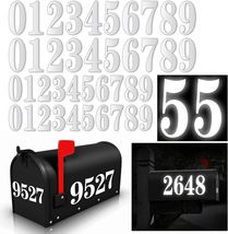 60 PCS White Mailbox Numbers, Vinyl 6 (3&quot; x 4 sets, 4&quot; x 2 set,0-9) - $9.90