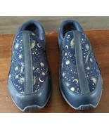 Easy Spirit Slip On Sandle Shoes Navy Blue Star Moon Celestial Pattern S... - £28.25 GBP