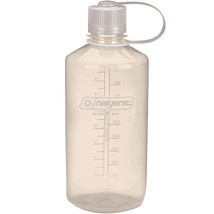 Nalgene Sustain 32oz Narrow Mouth Bottle (Cotton) Recycled Reusable Clear - £12.38 GBP