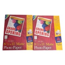 Lot of (2) Avery Matte 8.5&quot; x 11&quot; Photo Paper (100 Sheets) 53205 New Sealed - £7.56 GBP