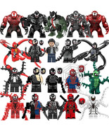7/8/12/15/20Pcs Marvel Venom Minifigures Spider-man Carnage Riot Mini Block Toys - $23.89 - $32.19