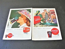 1948/49 Coca-Cola “Refreshment...real refreshment. Pause to Refresh- (2)... - $9.85