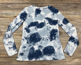 For the Republic Long Sleeve Tie Dye Thermal Knit Top Shirt Size Small NWT - £10.89 GBP
