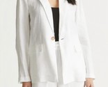 Michael Stars Lottie Linen Long Fit Blazer White - $98.00